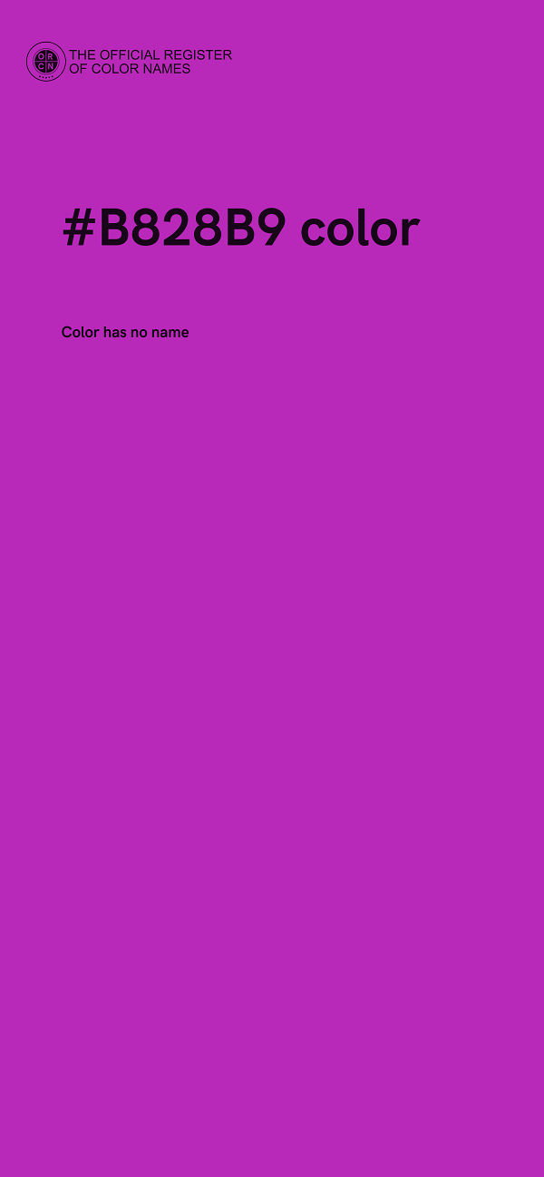 #B828B9 color image