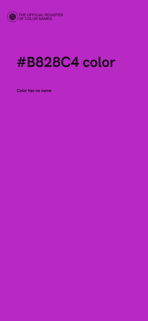 #B828C4 color image