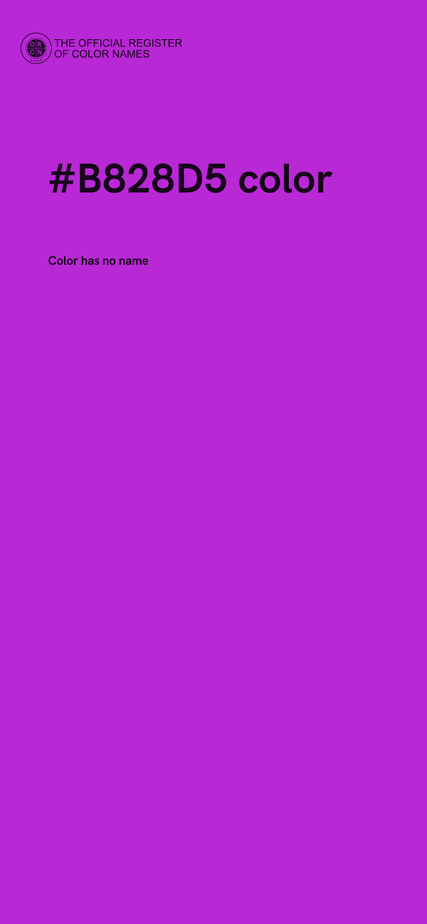#B828D5 color image
