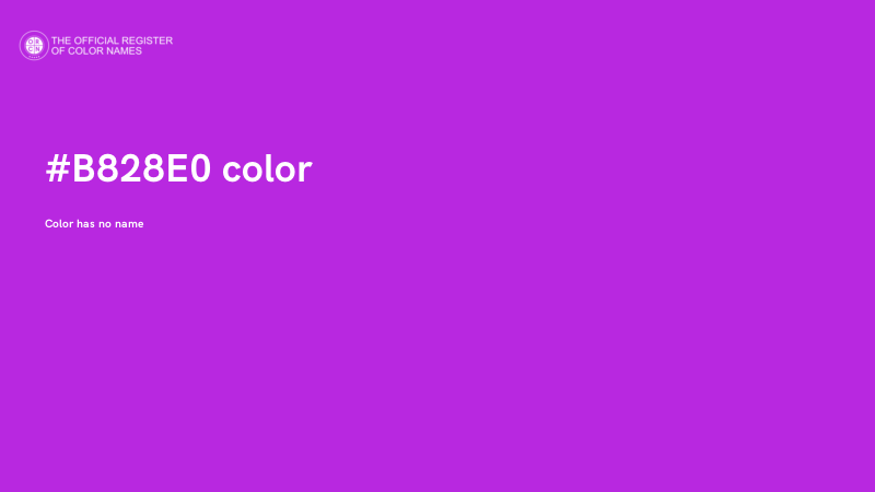 #B828E0 color image