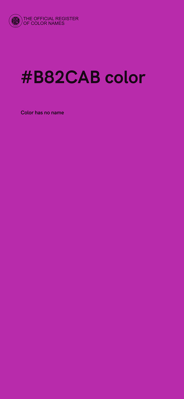 #B82CAB color image