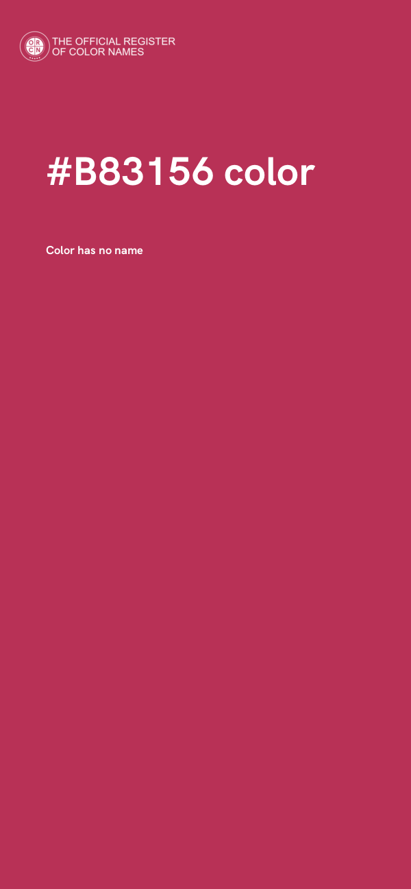 #B83156 color image