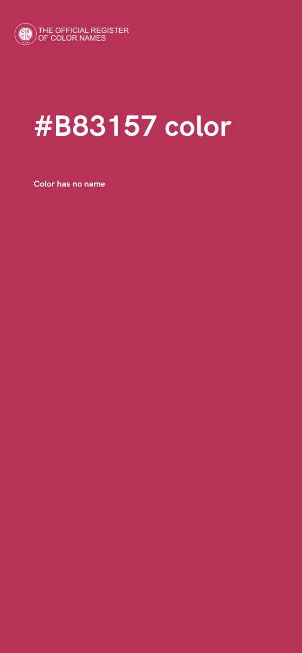 #B83157 color image