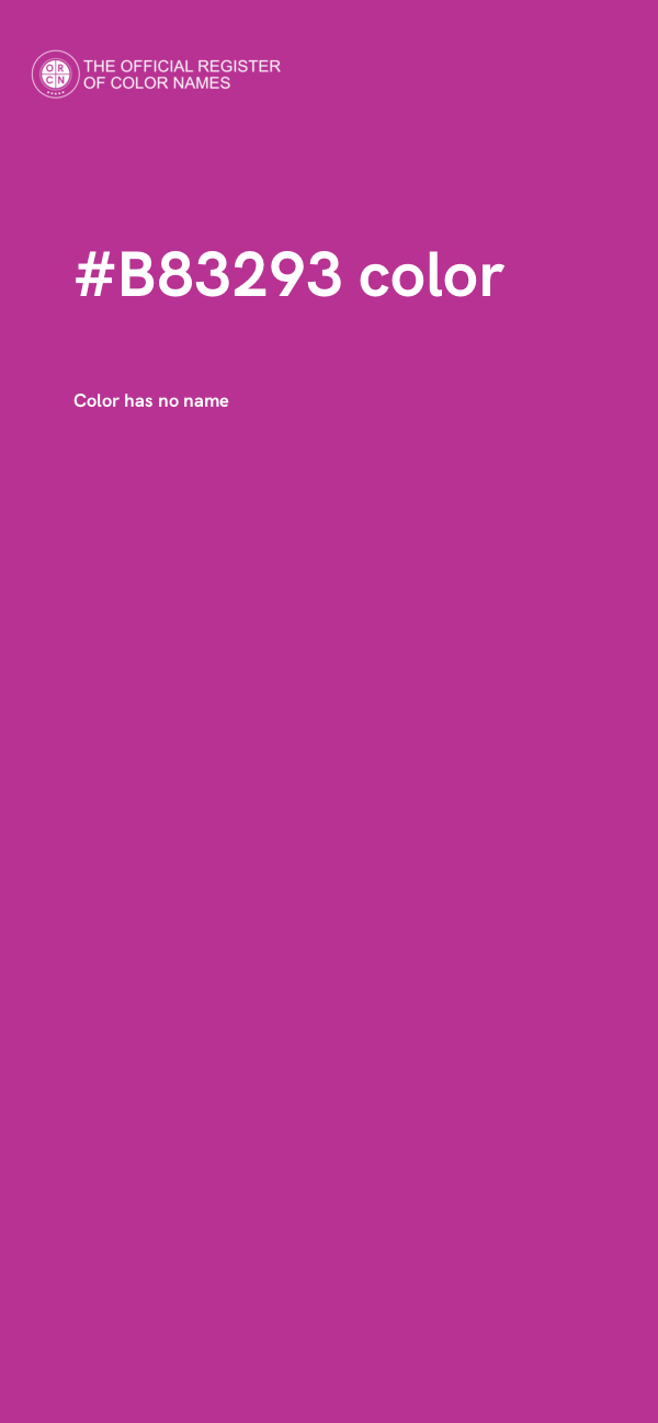 #B83293 color image