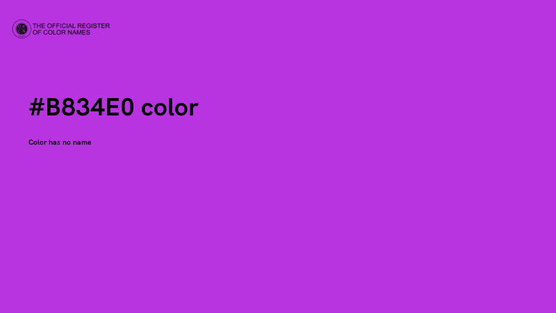 #B834E0 color image