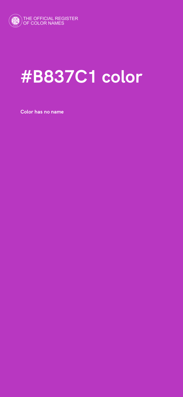 #B837C1 color image