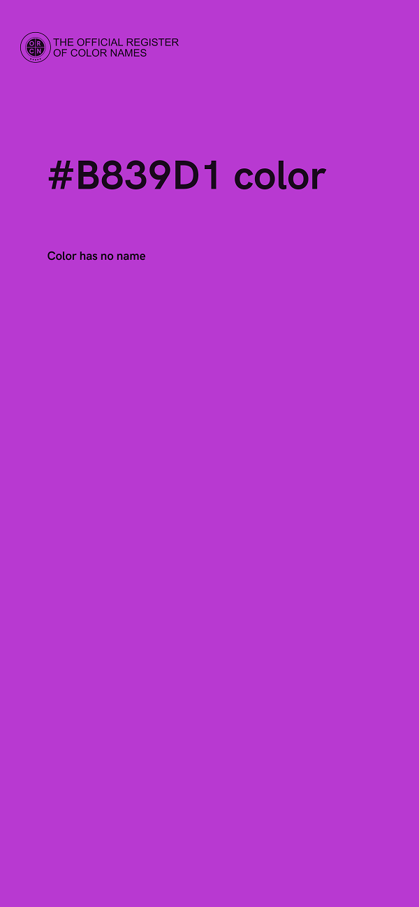 #B839D1 color image