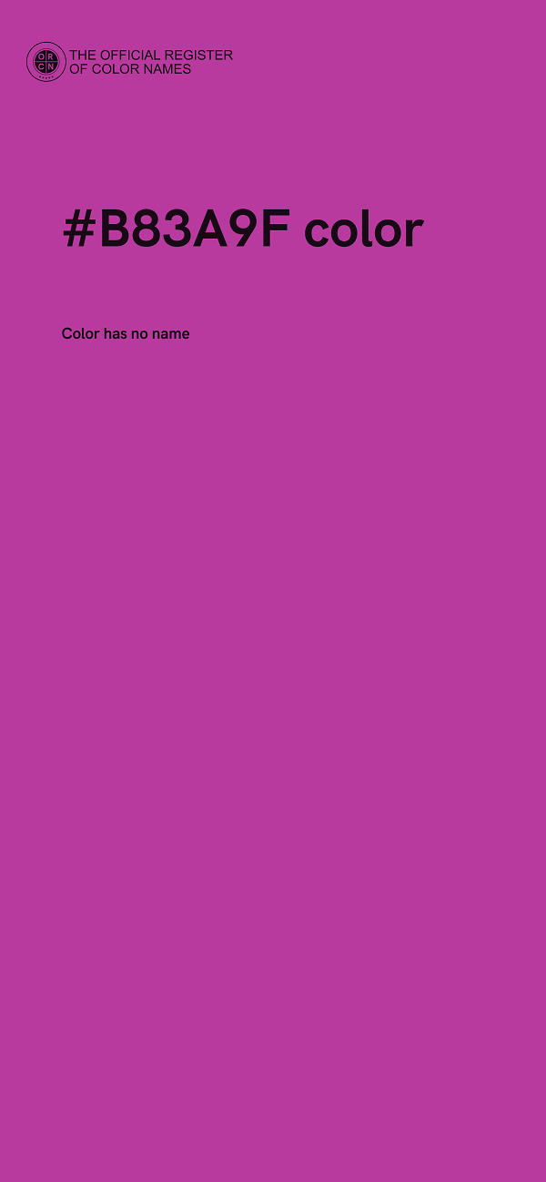 #B83A9F color image