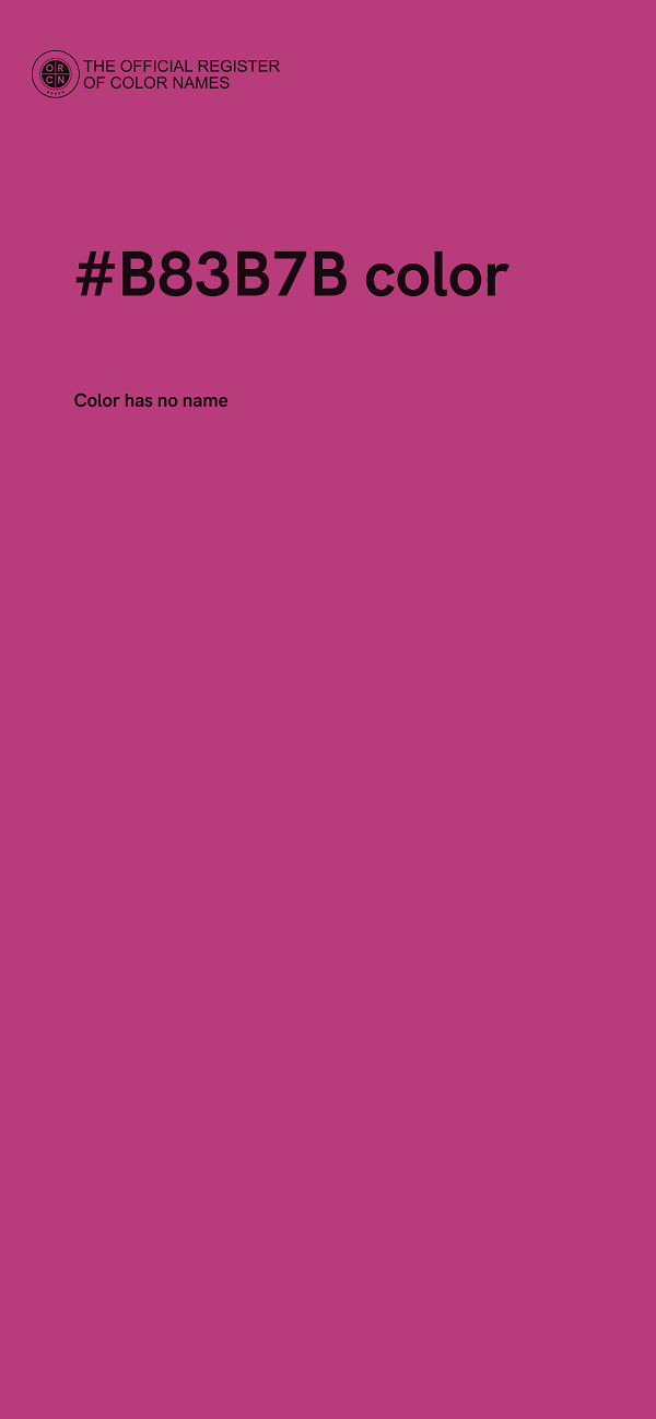 #B83B7B color image