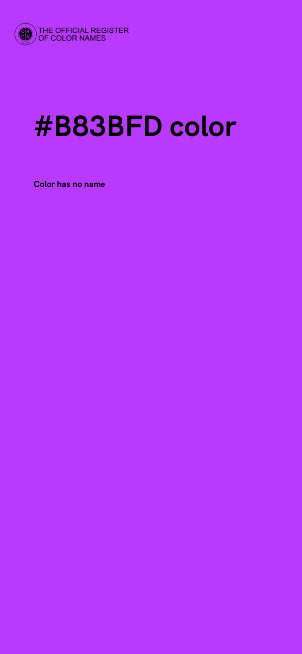 #B83BFD color image