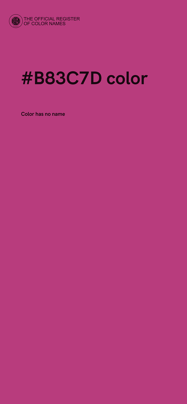 #B83C7D color image