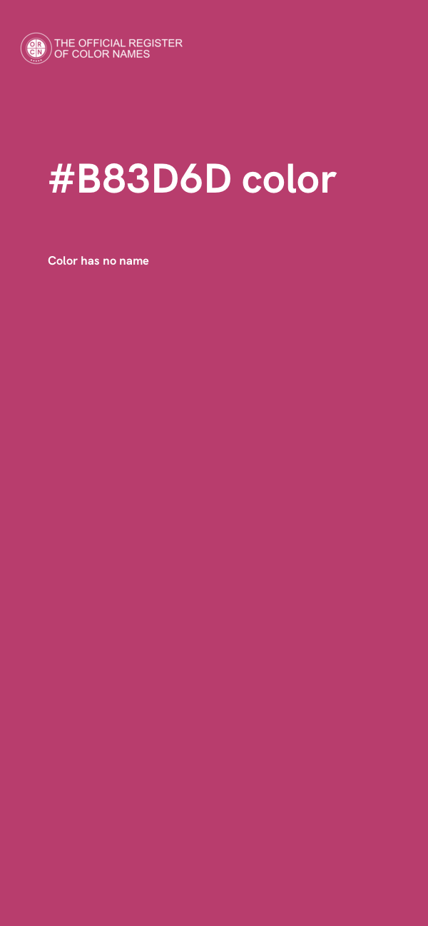 #B83D6D color image