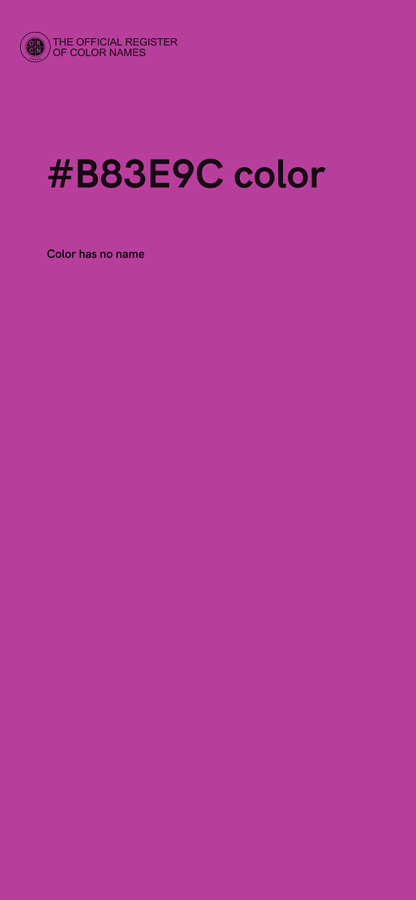 #B83E9C color image