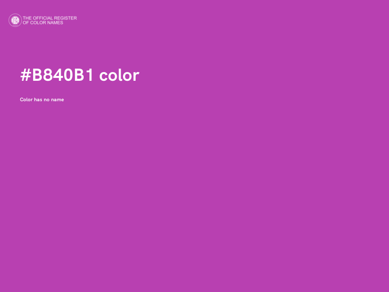 #B840B1 color image