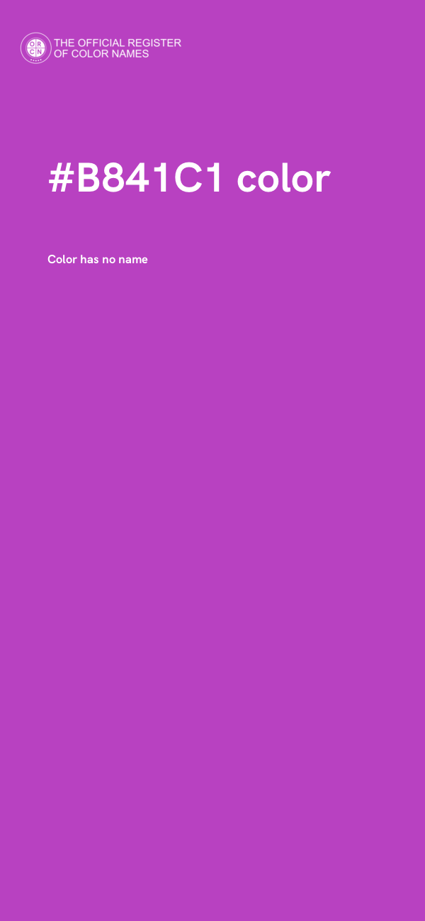 #B841C1 color image