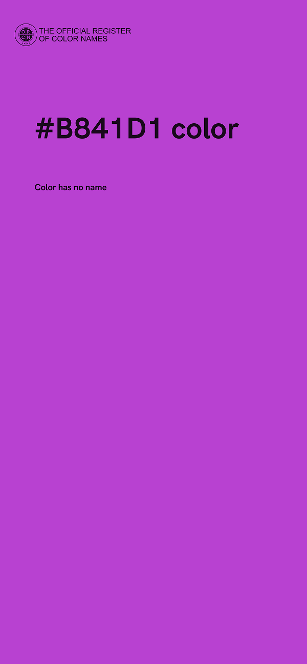 #B841D1 color image