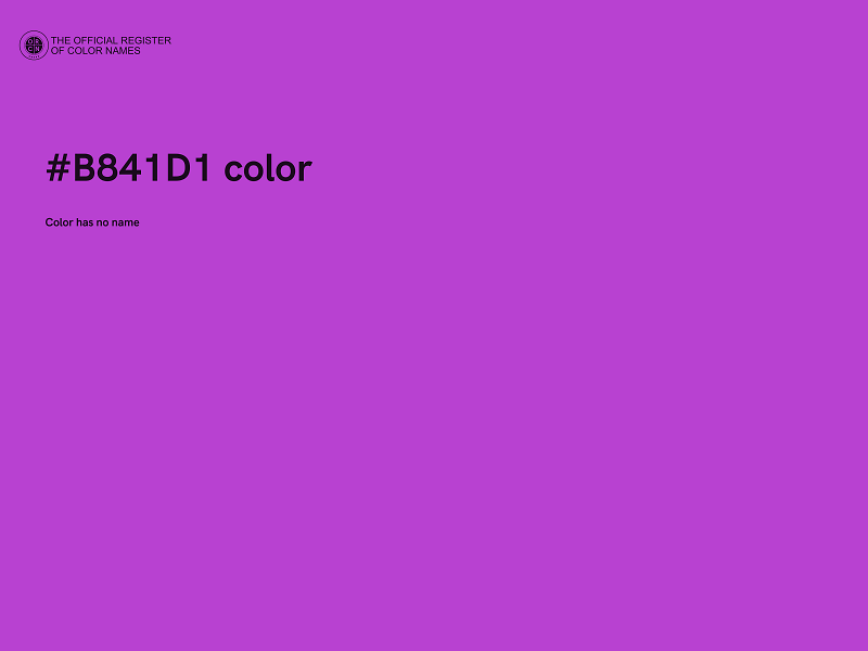 #B841D1 color image