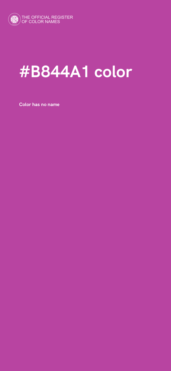 #B844A1 color image