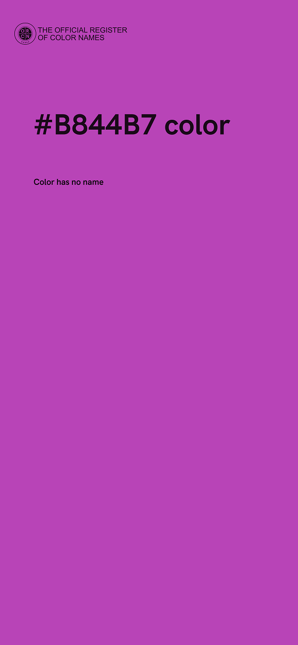 #B844B7 color image