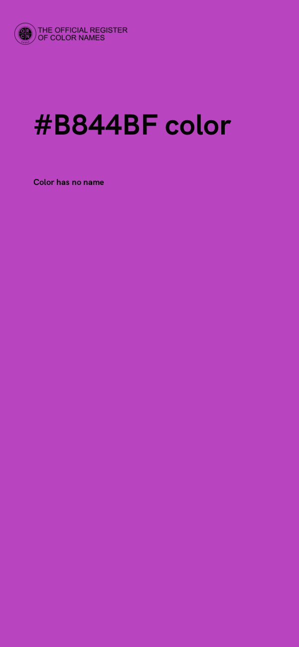 #B844BF color image