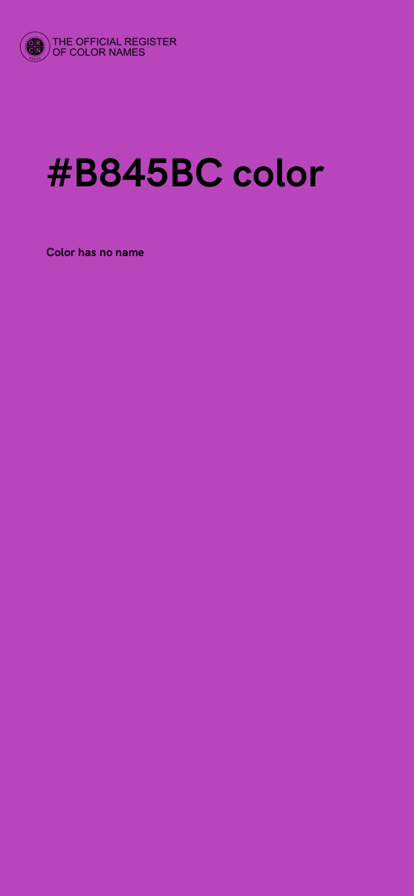 #B845BC color image