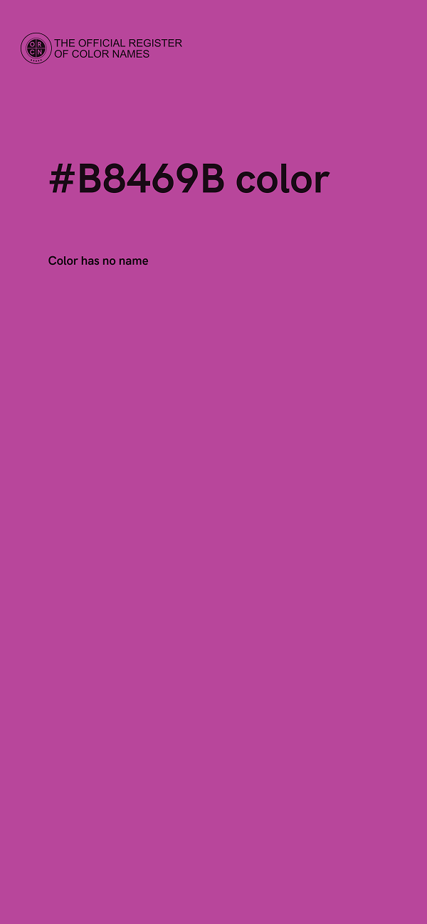 #B8469B color image
