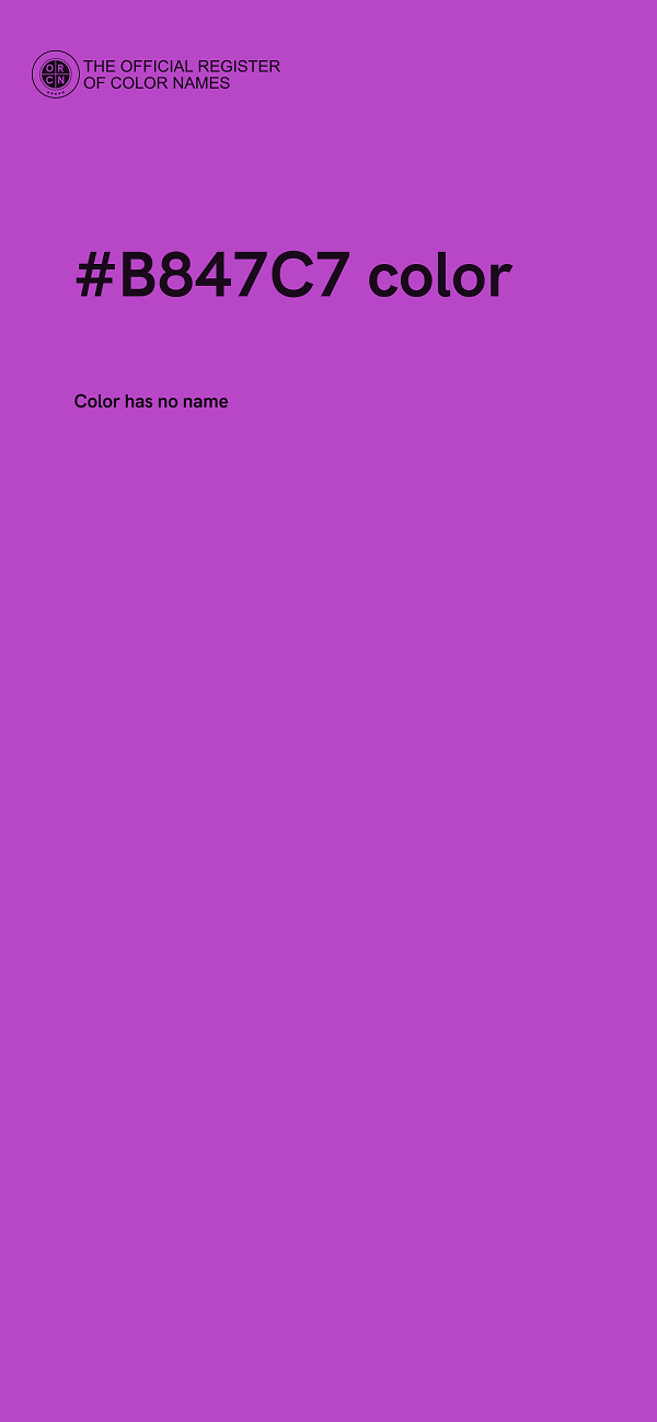 #B847C7 color image