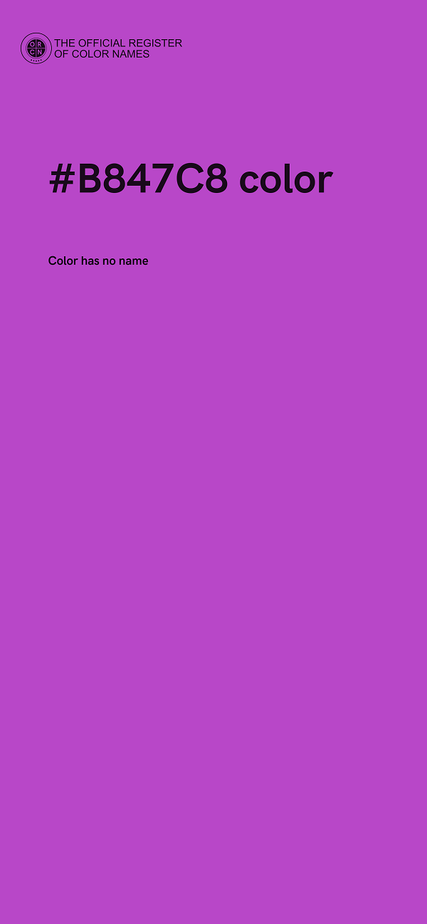 #B847C8 color image