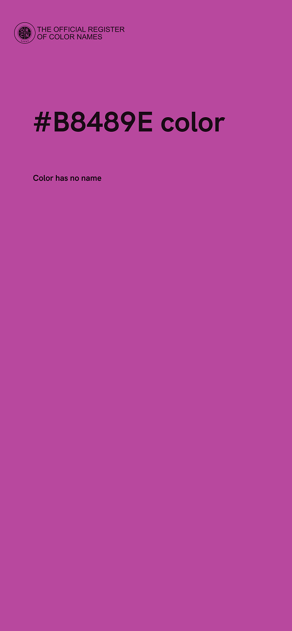 #B8489E color image