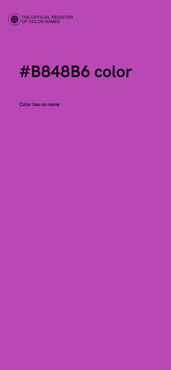 #B848B6 color image