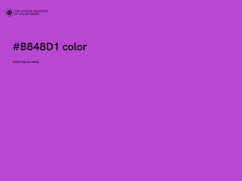 #B848D1 color image