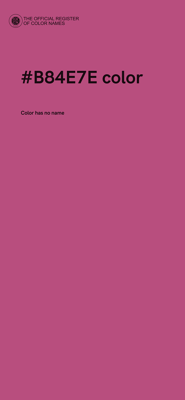 #B84E7E color image