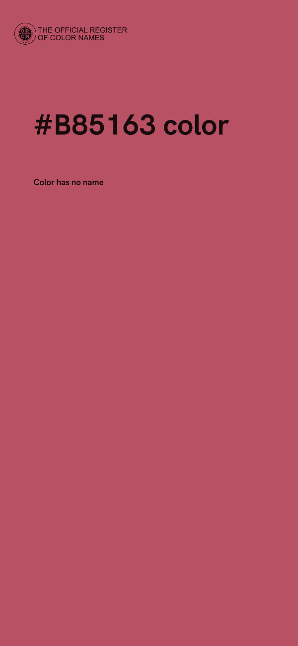 #B85163 color image