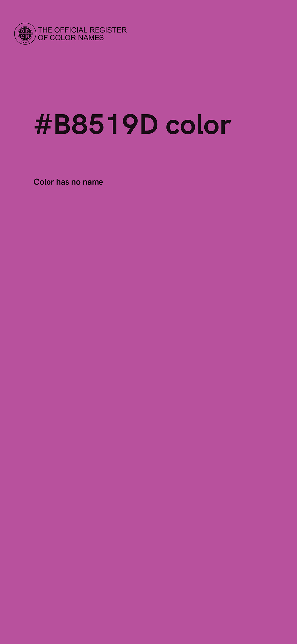 #B8519D color image