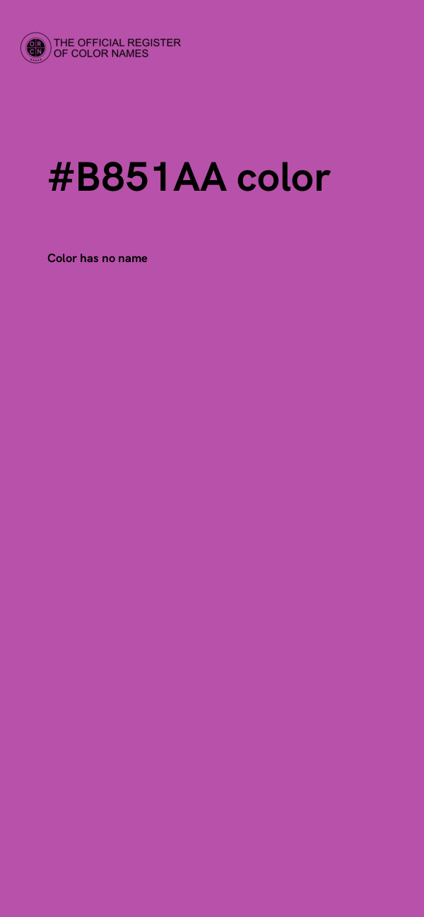 #B851AA color image