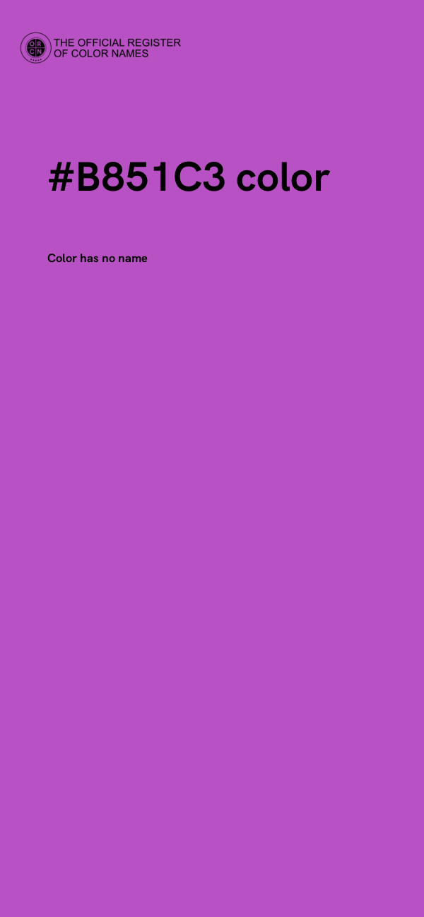 #B851C3 color image