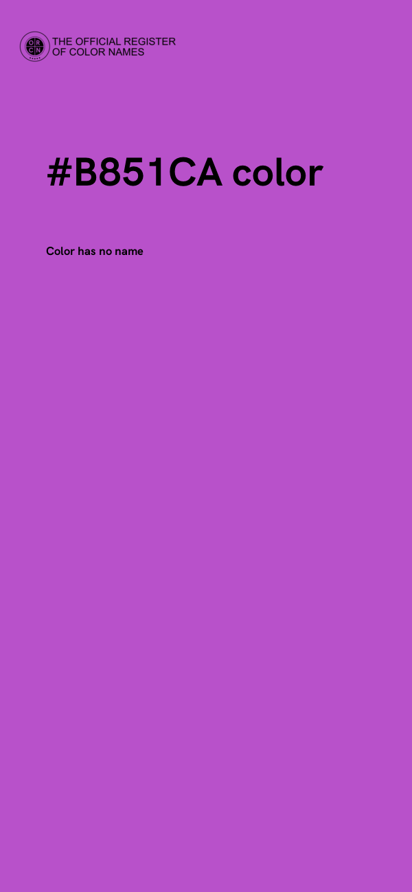 #B851CA color image