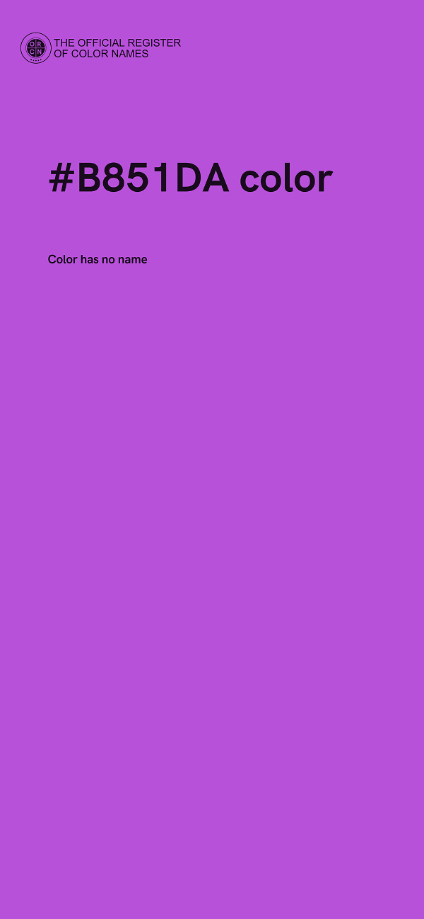 #B851DA color image