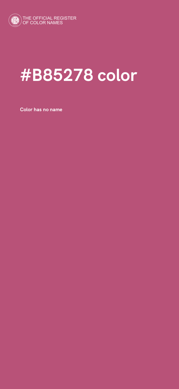 #B85278 color image