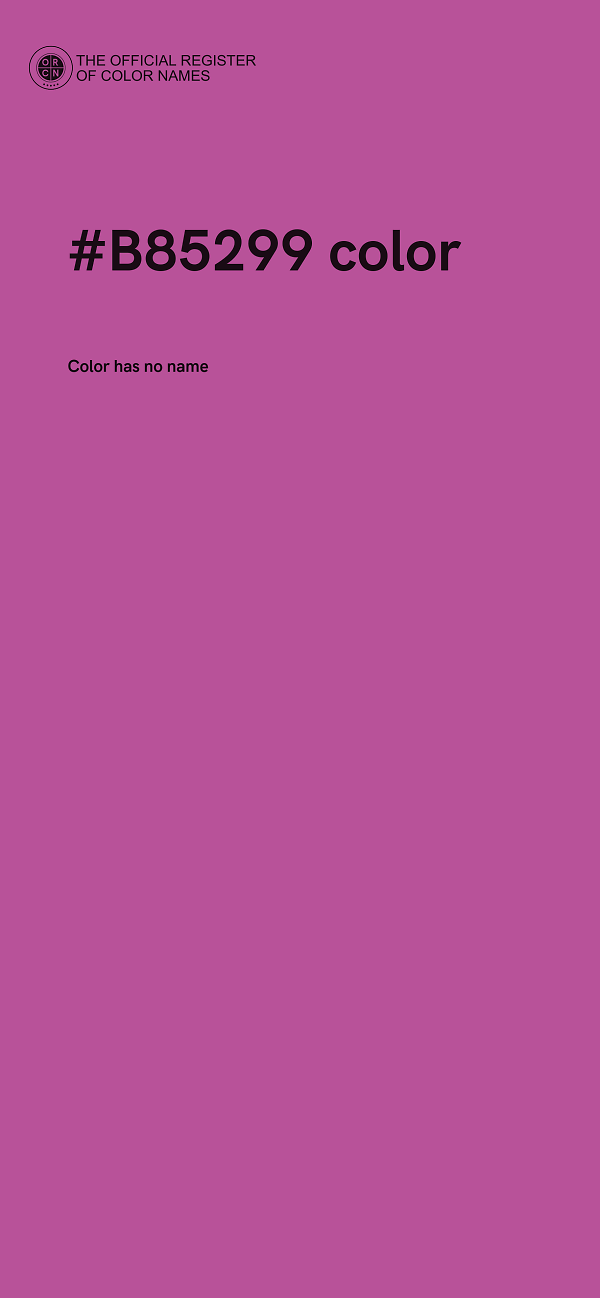 #B85299 color image