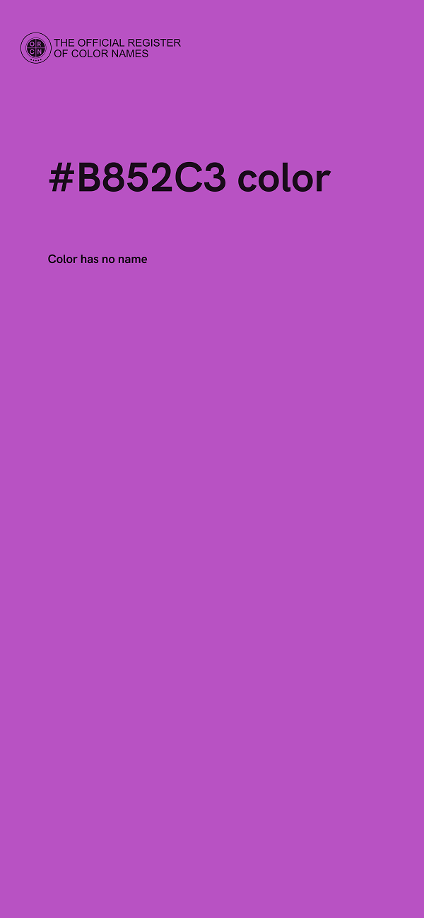 #B852C3 color image