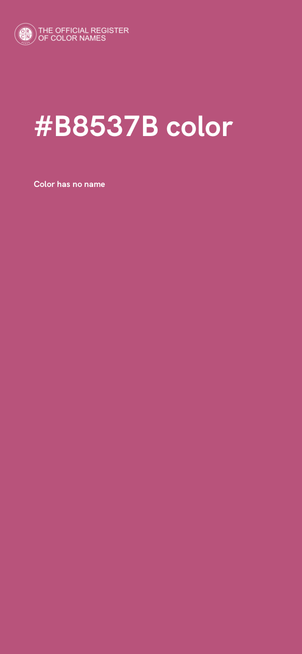 #B8537B color image