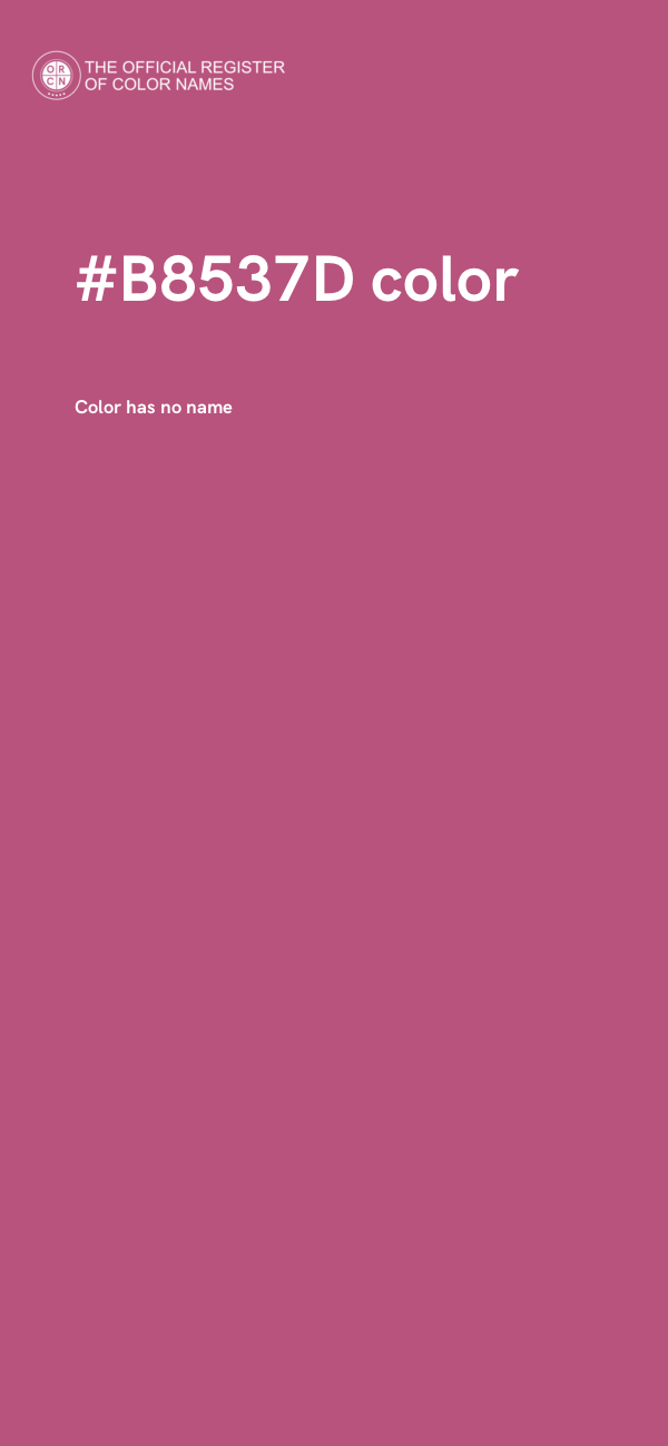 #B8537D color image