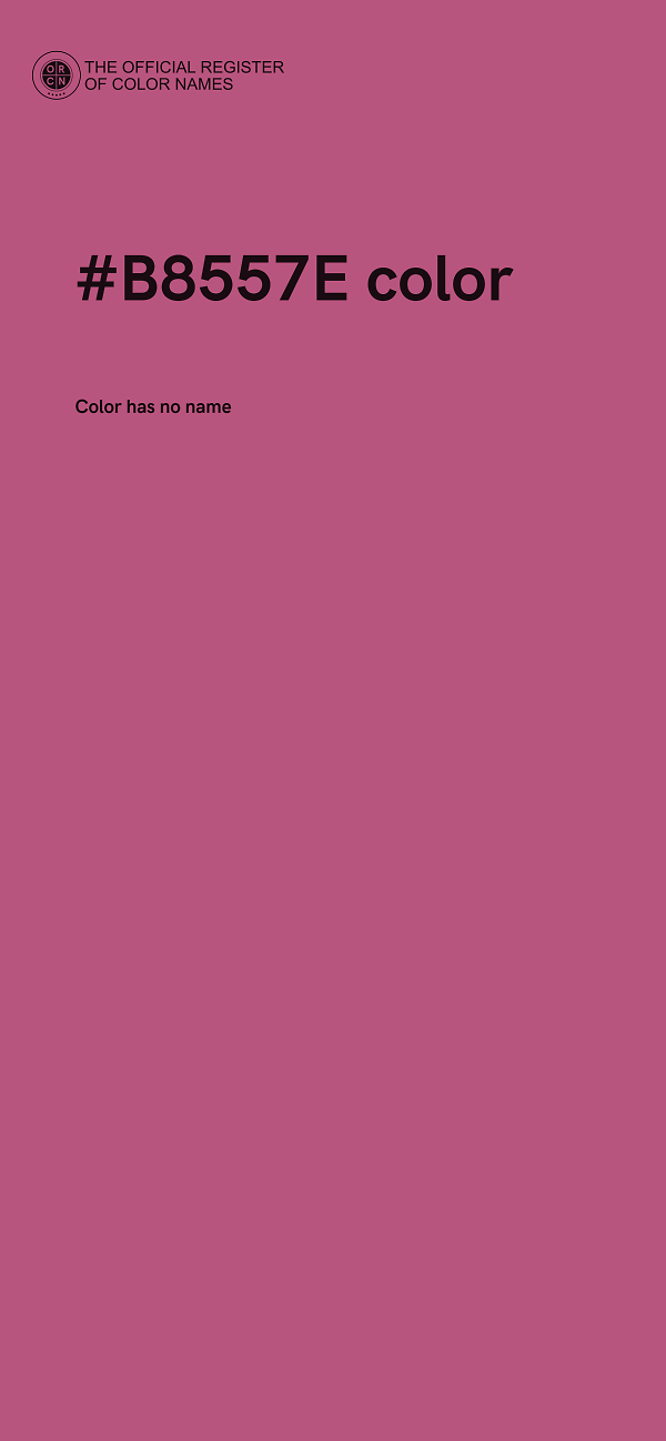 #B8557E color image