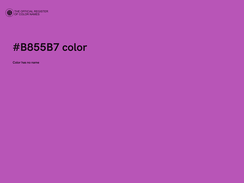 #B855B7 color image