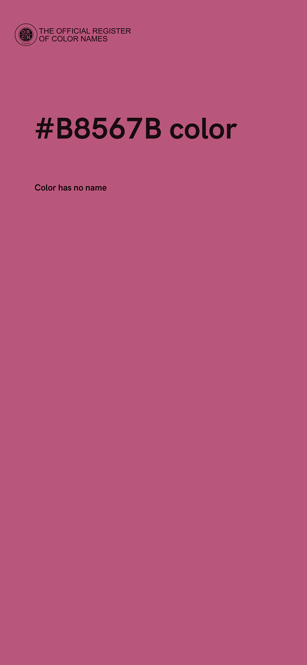 #B8567B color image
