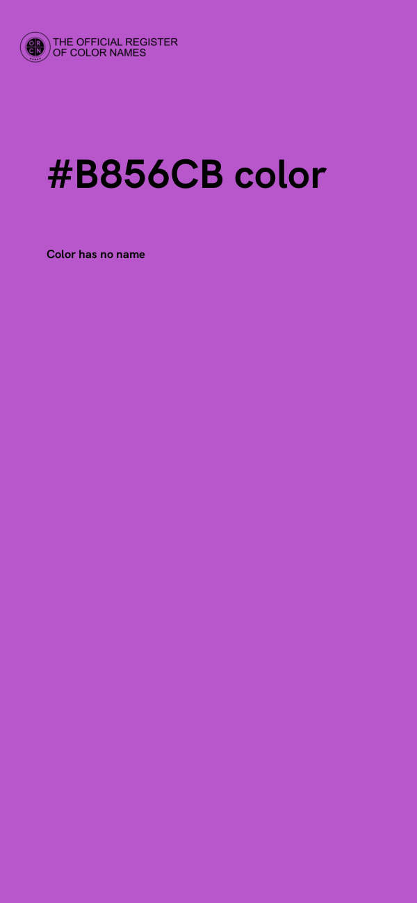 #B856CB color image