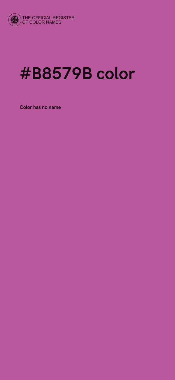 #B8579B color image