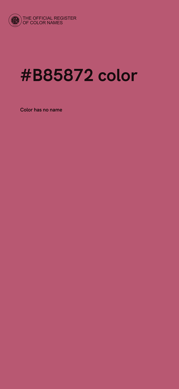 #B85872 color image