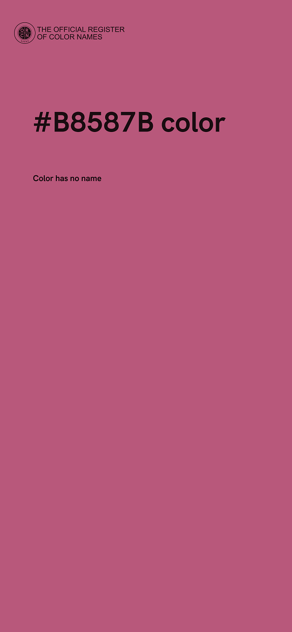 #B8587B color image